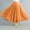 Orange, variant on Aueoeo Women Summer Maxi Skirt Casual Elastic High Waist Pleated A-Line Flowy Solid Color Tiered Beach Vacation Skirts