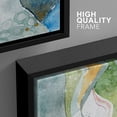thumbnail image 4 of wall26 Framed Canvas Print Wall Art Set Pastel Paint Swirl Landscape Abstract Shapes Illustrations Modern Art Bohemian Decorative Multicolor for Living Room, Bedroom, Office - 16"x24"x3 Bla, 4 of 5