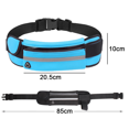 thumbnail image 2 of Cinturón para correr para mujeres y hombres, bolsa de cinturón ajustable que se adapta a la mayoría de tamaños de teléfonos y cintura, 2 of 5
