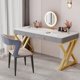 thumbnail image 5 of Desktop Office Desks Shelf Modern Writing Study Organizer Computer Drawers Desktops Executive Biurka Komputerowe Office Supplies My Lux Decor Round, 5 of 21