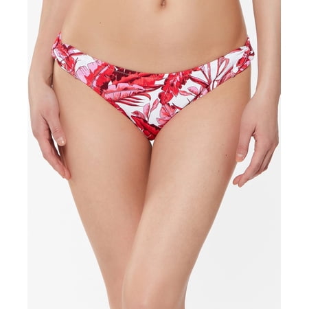 Jessica Simpson FUCHSIA MULTI Paradiso Palm Hipster Bikini Bottom  US Large