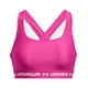 thumbnail image 1 of Top deportivo Under Armour Crossback impacto medio para mujer, rosa, 1 of 9