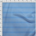 thumbnail image 4 of oneOone Cotton Silk Medium Blue Fabric Ikat Dress Material Fabric Print Fabric By The Yard 42 Inch Wide, 4 of 6