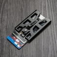thumbnail image 4 of Indoula 2 Pack Badge Holders, Vertical/Hard Plastic ID Badge Holder with Lanyard and Metal Clip (4 Cards Storable)., 4 of 8
