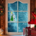 thumbnail image 2 of Northlight 8" Bumble Tops the Tree Double Sided Gel Christmas Window Cling Decoration, 2 of 6