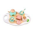 thumbnail image 2 of Juego de madera para fiesta de té, accesorios de cocina, creativo, juego de simulación, fiesta de té de princesa para niñas y niños, regalo de, 2 of 9