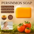 thumbnail image 4 of Kokovifyves Persimmon Soap with Net Sponge Smell Natural Ingredients Nourishing and Gentle Cleansing 100g, 4 of 9
