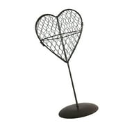 Metal Iron Wire Heart Shaped Romantic Wedding Craft DIY Decor 17cm, Add your garden or lovely house