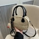 thumbnail image 2 of Bolso de mano sencillo de color liso para mujer 2025, bolso bandolera de gran valor, tendencia de bolso de bolos para mujer popular este año, 2 of 5