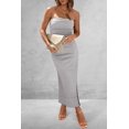 thumbnail image 4 of Vestido PRETTYGARDEN de Verano Strapless Bodycon Maxi XL, 4 of 5