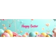 thumbnail image 4 of LUUFILx Happy Easter Bunny Eggs Banner Spring Decor Backdrop Photography Decorations Party Supplies Props Background Easter Celebration, 4 of 8