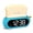 Blue, variant on Alarm Clocks For Bedroom Cute Digital Clock With Night Light 10 Ringtones 10 Volumes Nap Timer Brightness Dimmer Snooze Bedside Teens Birthday Gift Plug-in Use