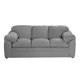 thumbnail image 2 of Sala 3-2 TRINITY Aston 2 piezas ( Sofá, Love Seat ) Gris Smoke Para Sala, 2 of 8
