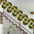 thumbnail image 5 of 9ft Battery Operated Christmas Garland with Lights, Pre Lit Artificial Flower Vine Garland for Indoor Outdoor Decor, Fireplace, Stairs, Wall, and Holiday Party Decorations, 5 of 6