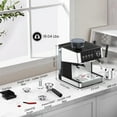 thumbnail image 3 of KNDKO Professional 20-Bar Espresso Machine With Built-In Grinder – Precision Extraction, Integrated Milk Frother Wand For Cappuccinos/Lattes, And Compact Design., 3 of 9