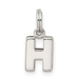 thumbnail image 3 of Pendentif Charme Collier Monogramme Initiale Lettre H en Argent Sterling 925, 3 of 8