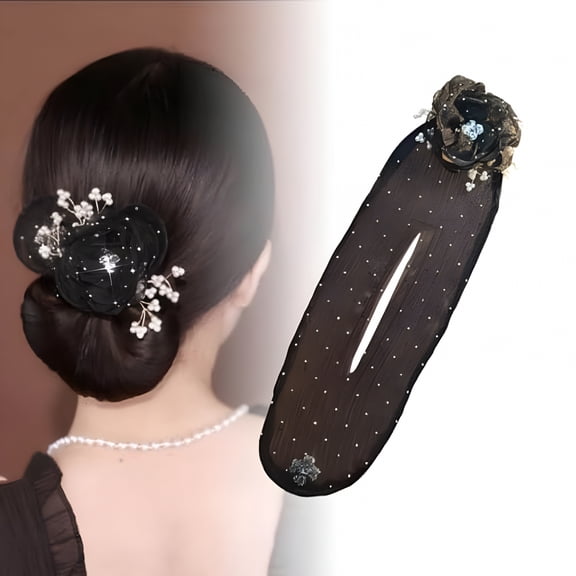 VANIDO Hair Disk French Hair Bun Maker Deft Bun for Hair Twister Ball Hair Clip Flower Hair Bun Roller