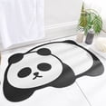thumbnail image 1 of Alfombra antideslizante para puerta de baño de dibujos animados, 50x80CM, alfombra absorbente de agua para entrada del baño del hogar, cojín de secado rápido para inodoro, lindo panda, 1 of 3