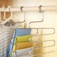 thumbnail image 2 of Trouser Pants Hanger Holder 5-Layer S Shape Space Saver Clothes Jean Closet Rack, 2 of 6