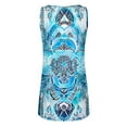 thumbnail image 4 of Puntoco Vestidos Mujer Fancy 2024 Nuevo vestido sin mangas con botones en el pecho y cuello en V estampado para mujer, 4 of 5