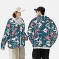 thumbnail image 6 of Haiem Lilies Flowers UPF 50+ Fishing Shirts for Men Long Sleeve UV Sun Protection Hoodie Non-Mask Outdoor Hiking Shirts, 6 of 9