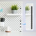 thumbnail image 4 of FENGGUIQU 2Ud Soporte De Negro Ajustable Para Organizar Suministros En Pegboards Con Instalación Sin Herramientas, 4 of 7