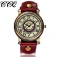 thumbnail image 1 of Reloj de cuarzo para mujer, relojes para mujer CCQ, reloj de pulsera analógico con correa de cuero y cuarzo informal para mujer, reloj de acero inoxidable, 1 of 2
