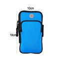 thumbnail image 2 of Bolso de brazo para correr al aire libre para hombres y mujeres, bolso de muñeca impermeable con manga de brazo multifuncional MFZFUKR BST3009352-1, 2 of 7
