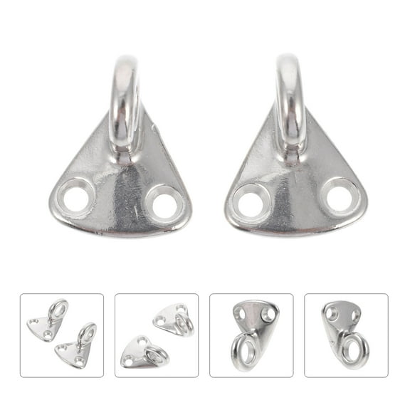 UPKOCH 2Pcs Marine Grade Hooks Stainless Steel Durable Boat Deck Fittings