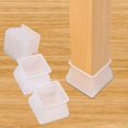 thumbnail image 5 of Silicone Chair Caps, Silicone Glides Caps, Square Chair Leg Cover Pads, Silicone Chair Leg Caps To Prevent Scratches And Noise, 35-40mm/16 Pcs, 5 of 5