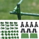 thumbnail image 2 of 10 piezas de clips de plástico universales para soporte de plantas, conectores fijos para pilares de jardinería, soporte fijo de 11 mm, conector para pérgola trepadora, 2 of 5