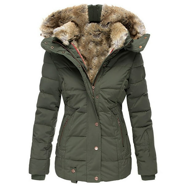Lapa Women S Winter Coats Hooded Fleece Lined Jackets With Faux Fur Trim Com Lapa Women S Winter Coats Hooded Fleece, Women S Winter Coats With Fleece Lining