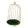thumbnail image 6 of Bathroom Storage Rack,Vanity Tray,Dessert Cupcake Stand Pantry Birdcage Makeup Organizer Shower Shelf for Shampoo, Dresser, Fireplace Peacock Blue 20x32cm, 6 of 8