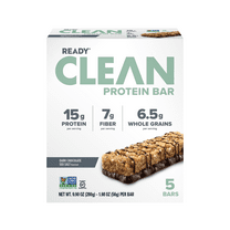 Ready Nutrition Dark Chocolate Sea Salt Clean Protein Bar, 5 Count