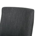 thumbnail image 3 of GDF Studio Gladwin Contemporary Fabric Dining Chairs, Set of 4, Charcoal and Natural, 3 of 7