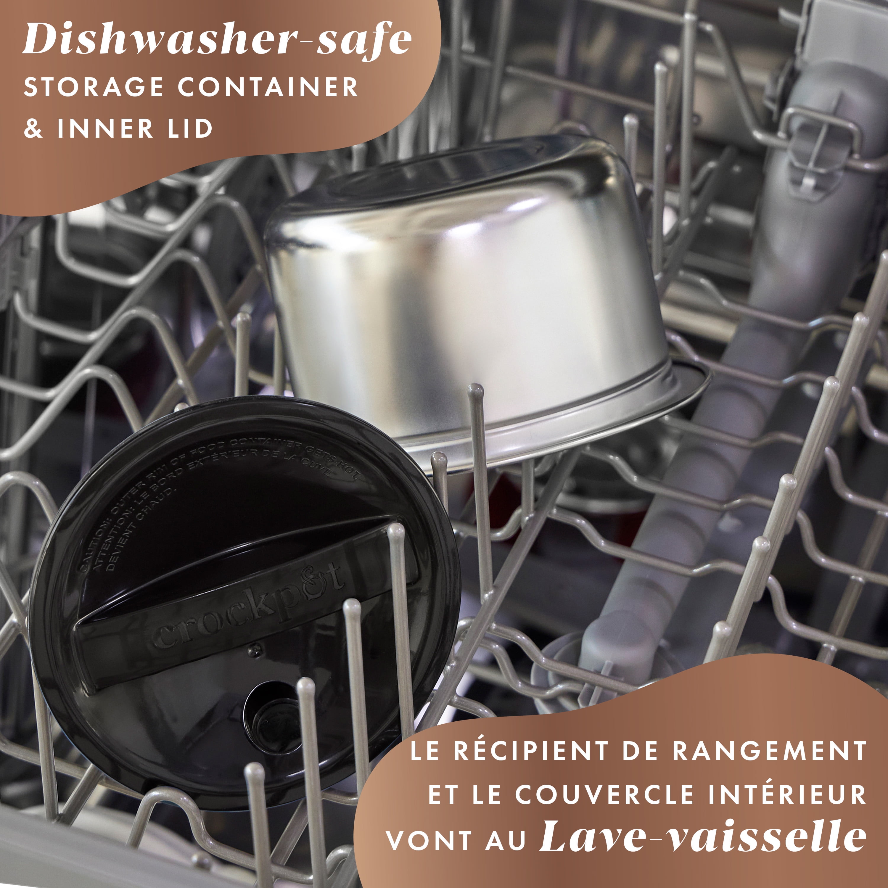 Boîte à lunch électrique Crockpot, chauffe-plats portable pour les déplacements, 591 mL, réglisse noire 1 unité