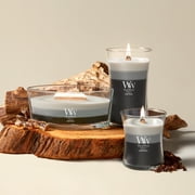 (2 pack) WoodWick Medium Hourglass Trilogy Scented Candle, Warm Woods, 9.7 oz