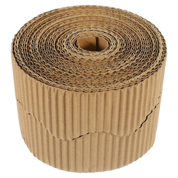 HONMEET Light Brown Scalloped Board Borders Wear-Resistant Classroom Decor