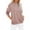 Pink1, variant on Diufon Sweatshirts for Women Round Neck Long Sleeve Tops Solid Color Pullover Tops with Pockets