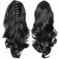thumbnail image 2 of Women Jaw Claw Clip In Ponytail Long Hair Extensions Hairpiece Wigs, 2 of 5