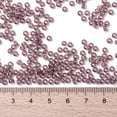 thumbnail image 2 of Round Rocailles Beads Japanese Seed Beads 8/0 (RR142) Transparent Smoky Amethyst 3mm Hole: 1mm 422-455pcs/10g, 2 of 4