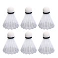 thumbnail image 2 of 24pcs Plastic Badminton Simple Small Fitness Shuttlecocks for Outdoor (White), 2 of 8