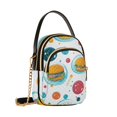 thumbnail image 7 of FORMRS Crossbody Bag for Women Quilted Travel Shoulder Cell Phone Purse with Chain Strap Handbag, Bubbles Hamburger, 7 of 7