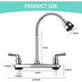 thumbnail image 2 of RV Kitchen Faucet Non-Metallic, Flexible Spout for Campers, Motorhomes, Travel Trailers, 2 of 14
