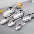 thumbnail image 4 of Functional Stainless Steel Shovel Ice Scoop for Kitchen Bar Sugar Flour Buffet Dry Foods, 4 of 7