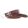 thumbnail image 2 of Orion Leather Men's 1 1/4 Burgundy Latigo Leather Dress Belt Buckle And Loop Set, 2 of 4