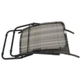 thumbnail image 4 of vidaXL Folding Sun Lounger Poly Rattan Gray, 4 of 6