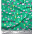 thumbnail image 1 of Soimoi Polyester Crepe Fabric Ornament Home Decor Decor Fabric Printed Yard 52 Inch Wide, 1 of 3