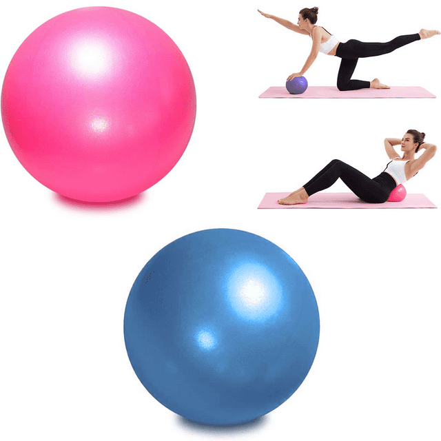 Exercise Pilates Ball - 2 Pcs Stability Ball for Yoga, Physical Therapy - Improves Balance