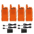 thumbnail image 1 of Walkie Talkies Retevis RT22 recargables de largo alcance, paquete de 4, 1 of 9